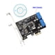 thumbnail image 4 of Tarjeta de Convertidor de Concentrador de Controlador USB3.0 Interno de 19 pines CUTICAT Tarjeta de expansión PCIe, 4 of 8