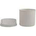 thumbnail image 2 of 2 Liter Plastic Desktop Swing Lid Dustbin For Waste (white), 2 of 5