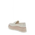 thumbnail image 3 of Dolce Vita Tieko Ivory Embossed Stella Slip On Round Toe Chunky Platform Loafers (Ivory Embossed Stella, 9), 3 of 8