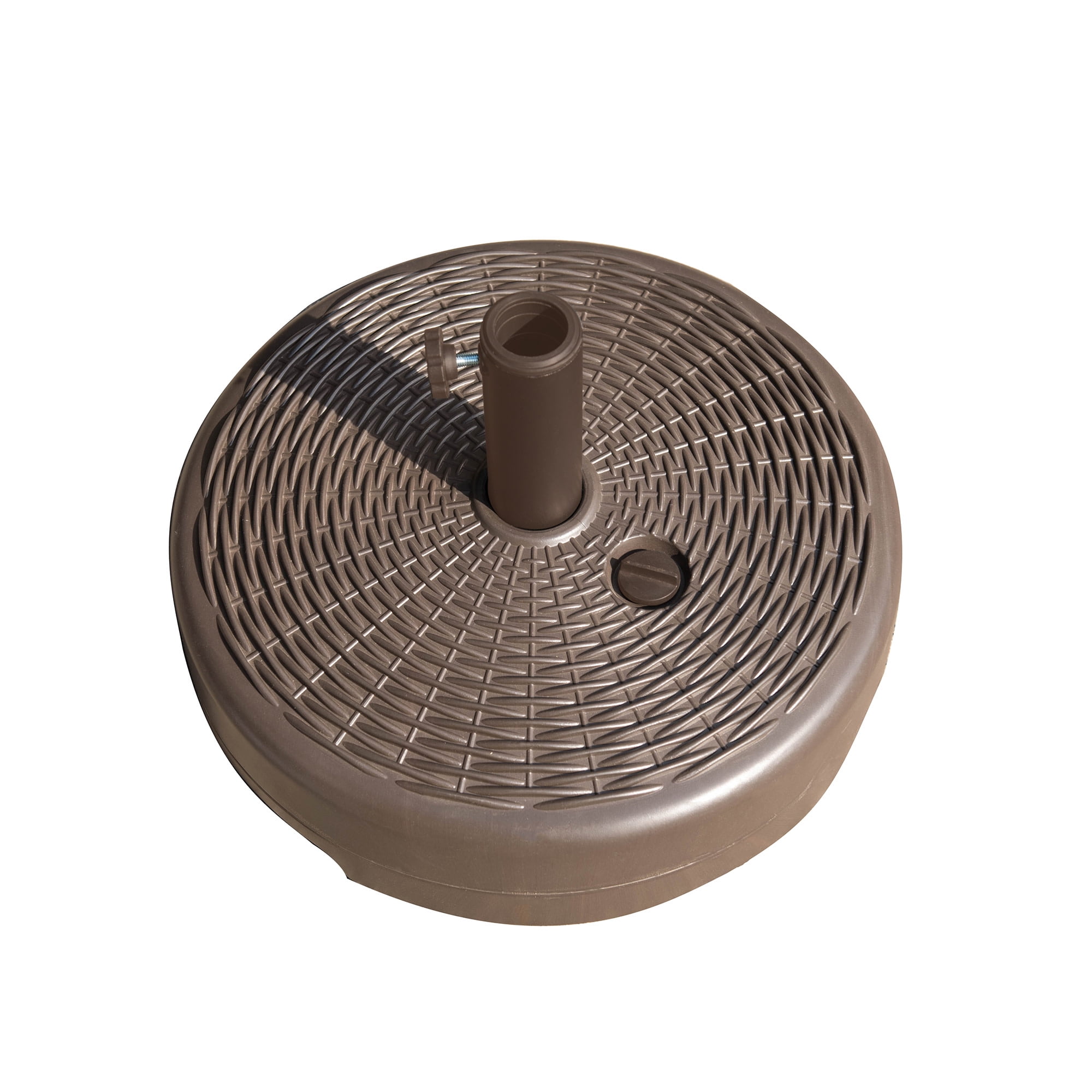 Island Umbrella Fillable Base For 7.5-ft Patio Umbrella for 1.5-1.9-in Pole with Steel Support Rod
