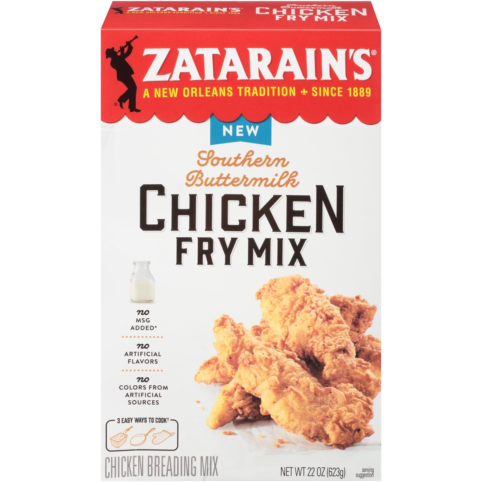 Zatarain's Chicken Fry - Southern Buttermilk, 22 oz