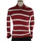 thumbnail image 1 of American Eagle Outfitters Polo de rugby de manga larga para hombre, rojo, grande, 1 of 1