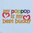 thumbnail image 2 of CafePress - Poppop Is My Best Buddy Infant Bodysuit - Baby Light Bodysuit, Size Newborn - 24 Months, 2 of 4