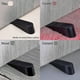 thumbnail image 3 of Paquete de 6 cuñas para tope de puerta, tope de puerta de goma negra para el hogar y la oficina, 3 of 3