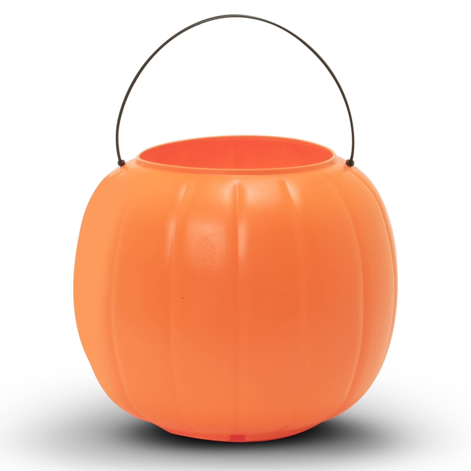 30ct - 8" Orange Pumpkin Pail Halloween Trick-or-Treat Basket, by Way To Celebrate