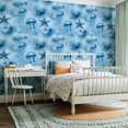 thumbnail image 2 of Peel and Stick Wallpaper Contact Paper Ocean Starfish Home Decoration Jellyfish Seaweed Shells Tropical Fish Self Adhesive and Removable 23.6in x 118in, 2 of 8
