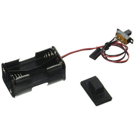 Traxxas Parts - 1523 Battery Holder, Switch and Cover for Villain, Use Traxxas stock and hop-up replacement parts to get the most out of you Traxxas RTR vehicles By Traxxas Ship from US