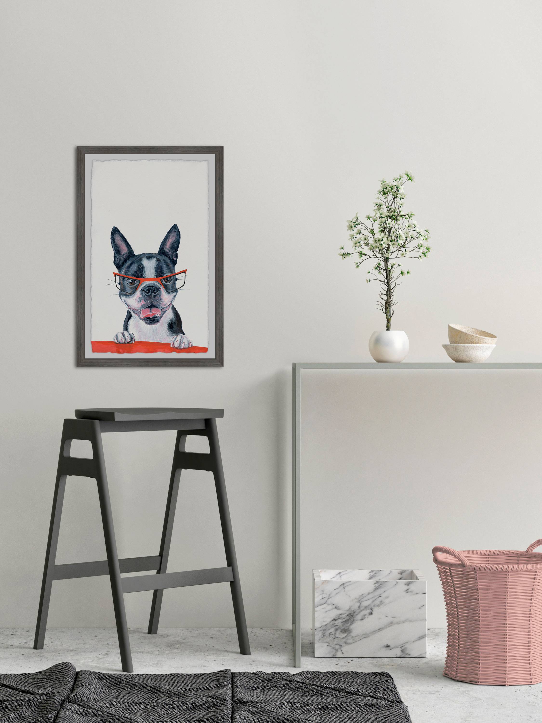 Marmont Hill "Waiting for Something" Framed Painting Print