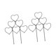 thumbnail image 5 of 2 enrejados para plantas de jardín, decorativos, de metal, resistentes, para interior y exterior, para plantas trepadoras, soporte para de interior Negro, 5 of 8