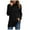 Black, variant on Womens Tunic Tops Turtleneck Long Sleeve Shirts Oversized Fall Sweaters Split Tunic (Black, S)