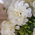 thumbnail image 3 of Simulated retro hydrangeas - dark pink 30cm 6 hydrangeas, 3 of 14