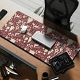 thumbnail image 2 of Long Mouse Pads for Desk,Colorful Christmas Striped Pattern Desk Mats on Top Of Desks, Desk Mouse Pad Extra Large with 3mm Non-Slip Base and Stitched Edge for Gaming,Office,Work,Home 35.4x15.7in, 2 of 5
