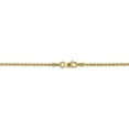 thumbnail image 4 of Primal Gold 14 Karat Yellow Gold 1.50mm Regular Rope Chain, 4 of 7