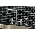 thumbnail image 3 of Kingston Brass KS8281DKLBS Kaiser Bridge Kitchen Faucet with Brass Side Sprayer, Polished Chrome, 3 of 8