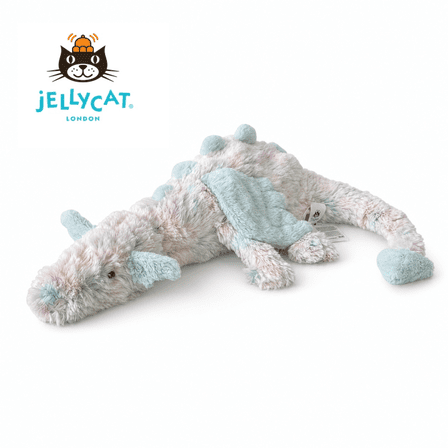 Jellycat, Fuddlewuddle Dragon Stuffed Animal, 9 inch, Green
