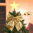 thumbnail image 1 of Lazos de tela, adornos navideños, lazos navideños con lentejuelas, pajaritas con brillantina, accesorios para árboles de Navidad, decoración de coronas, adornos para puertas y ventanas, decoraciones p, 1 of 6