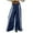 Blue #1, variant on Fartey Baggy Jeans Pants for Women Trendy Striped Button Wide Leg Denim Pants Oversized Comfy Casual Trouser with Pockets Blue L