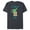 Navy Heather, variant on Yoda Best Tía Yoda Chibi Portrait Día de la Madre - Short Sleeve Blended T-Shirt for Adults - Customized-Black