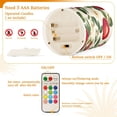 thumbnail image 5 of Yayeee Flameless Candles with Remote Flickering Battery Operated Multi Color Changing, Apple Leaves Pattern, 5 of 7
