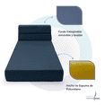 thumbnail image 3 of Sofa CAMA Plegable MEMORY FOAM HOME individual Azul Marino, 3 of 9