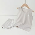 thumbnail image 2 of Baby Girl Newborn Sleepers New Born Girl Onesies, Lyocell Children's Tank Top Cotton Boys' and Girls' Sleeveless T-Shirt Medium and Large Children's Spring/Summer Thin Tank Top, 2 of 3