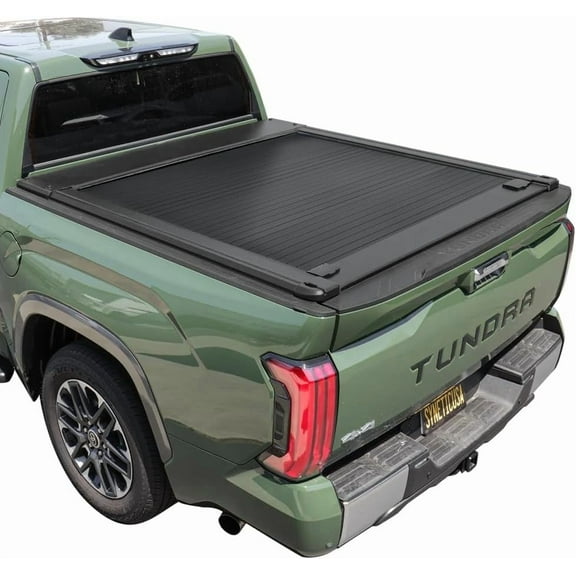Syneticusa MR Series Retractable T-Slot Rails Hard Truck Bed Cover for 2022-2026 Toyota Tundra 5'6" Bed