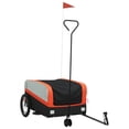 thumbnail image 1 of vidaXL Bike Trailer Kids Bicycle Cargo Trailer Cart Wagon with Tow Bar Iron, 1 of 6