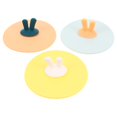 thumbnail image 1 of 3 Pcs Creative Cup Lids Multipurpose Mug Caps Leak-proof Silicone Covers, 1 of 8