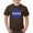 Brown, variant on NASA Meatball Logo T-shirt Iconic American Astronaut Space Souvenir Men's Tee