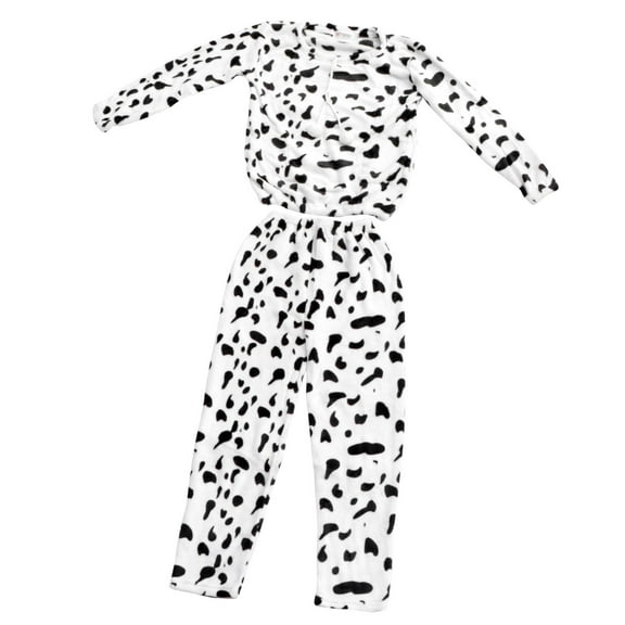 ULTNICE 1 Set Cow Pajamas Polyester Casual Long Sleeve for Winter Days