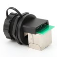 thumbnail image 2 of Fugacal Connector, Widely Used IP67 High Efficiency Black RJ45 Adapter, Closed Circuit Monitoring System For LED Display Equipment, 2 of 8