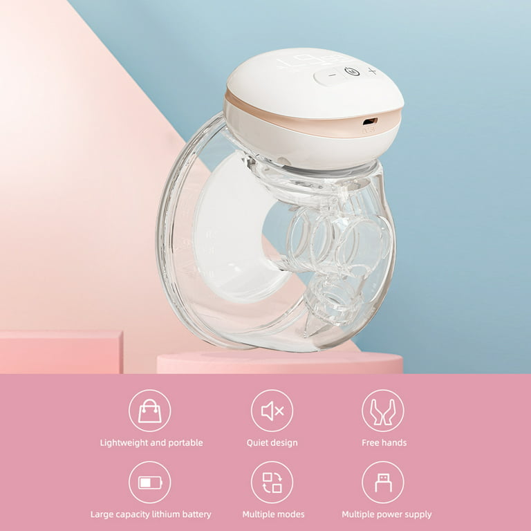 Portable Wearable Hands-Free Breast Pump 240ML