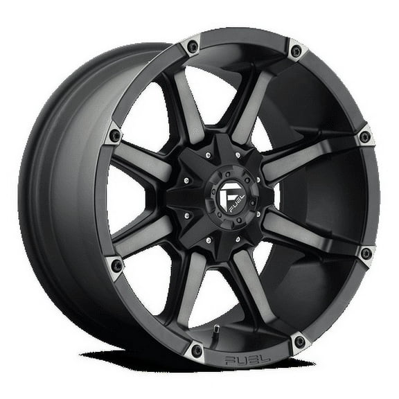 Fuel 1PC Aluminum Rim D556 COUPLER 20X10in Matte Black Double Dark Tint Finish, D55620001850