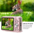 thumbnail image 5 of Yajisi 58MP 4K Digital Camera 2.88 Inch Screen 16X Zoom Point and Shoot Video Camera with 1800mAh Battery (Pink), 5 of 9