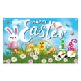 thumbnail image 2 of Easter Backdrop, 70.8 x 43.3 inches, Polyester, Happy Easter Design, for Photography, Party Decorations, Indoor-Outdoor Use, 2 of 6