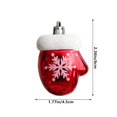 thumbnail image 3 of Puntoco Adorno para árbol de Navidad, bola colgante irregular, suministros para fiestas navideñas en casa, bolas negras, adornos colgantes, 3 of 6
