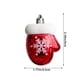thumbnail image 3 of Adornos navideños indestructibles - 2 juegos de bolas colgantes de plástico rojo • Decoraciones irregulares con colgantes que caen • 4 tamaños para árbol y fiesta, 3 of 6