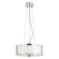 thumbnail image 2 of Five Light Polished Chrome  Drum Shade Pendant, 2 of 2