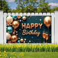 thumbnail image 5 of Yatrandify Decorative Design Happy Birthday Banner Balloon Decoration Celebration Banner for Birthday Party Indoor Decoration Photo Shoot, 5 of 7