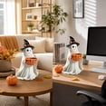 thumbnail image 6 of Halloween Candy Bowl, Ghost Candy Bowl with Pumpkin, Resin Halloween Candy Dish for Trick or Treat Candy, Snack Holder, Halloween Table Decor, Party Decorations and Home Decor, 6 of 6