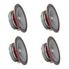 DS18 DS18-PRO-SM8.2 Pro Shallow Waterproof 8" Motorcycle Loudspeaker (4 Pack)