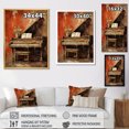 thumbnail image 4 of Designart "Timeless Tunes Of The Vintage Piano III" Music Floater Framed Canvas Wall Art, 4 of 5