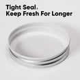 thumbnail image 4 of 4oz Glass Jars With Lids(Silver) Mason Jars glass jars with lids Ideal For Honey Jam Baby Foods Wedding Favor DIY Magnet, 4 of 7