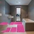 thumbnail image 1 of Fwttom Foam Bath Mat 6 Set Whole Room Bathroom Rugs for 6 PCS Toilet Mats Universal Soft Comfortable Water Absorption Non Slip Thick Machine Washable Easy Dry, 1 of 8