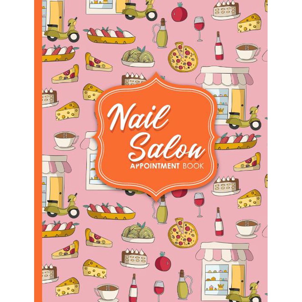 Nail Salon Appointment Book 6 Columns Appointment Log Book, Appointment Time Planner, Hourly