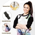 thumbnail image 2 of Colorful Butterfly 5 Pcs Kitchen Set Heat Resistant Oven Mitts and Non-Slip Pot Holders with Adjustable Cooking Apron, 2 of 6