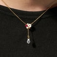 thumbnail image 4 of Cherry Blossom Mother-of-Pearl Pendant Necklace, 4 of 4