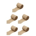 thumbnail image 2 of Kearding 1 rollo de cintas de yute, accesorios decorativos prácticos para ropa, manualidades DIY bonitas, cinta para ropa, Color verdadero Color verdadero 6*200cm 5Conjunto, 2 of 6