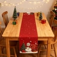 thumbnail image 6 of RBCKVXZ Valentine’s Day Table Runner - 13x72 Inch Red Heart & Plaid | Linen Waterproof Table Decor - Reusable for Wedding, Anniversary, Home Party & Dining (Fits 4-6 Person Tables), 6 of 7