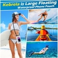 thumbnail image 4 of Funda impermeable para teléfono Kebrela Universal Floating de 7.2 pulgadas, 4 of 7